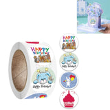 Birthday Party Sticker Gift Decoration Label, Size: 2.5cm / 1inch, A-180, A-181