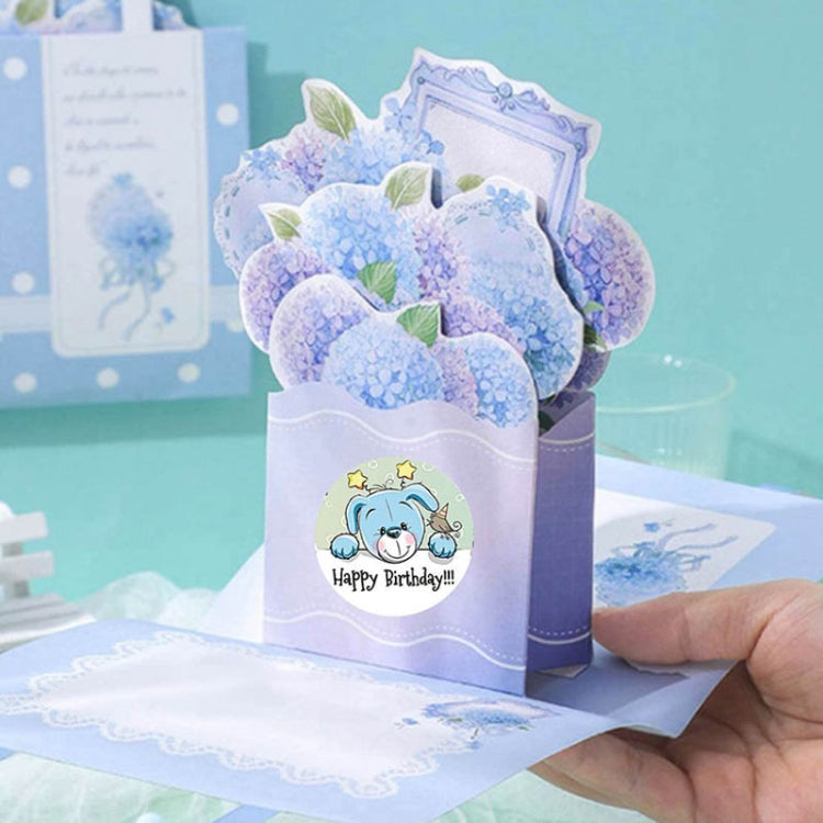 Birthday Party Sticker Gift Decoration Label, Size: 2.5cm / 1inch, A-180, A-181