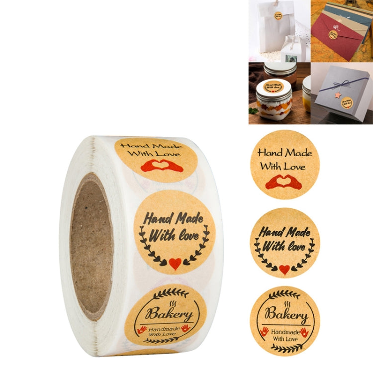 Cowhide Label Holiday Decoration Sticker, B-55 Sticker