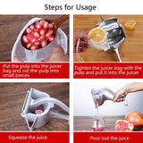 10 PCS Reusable Juice Bag Fruit Juicer Accessories, Fruit Juicer Accessories