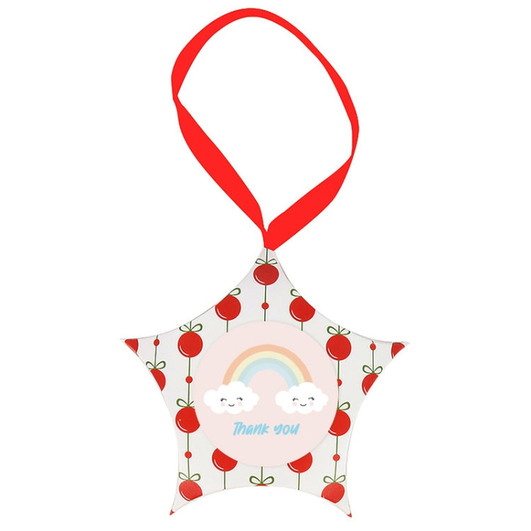 Round Floral Sticker Holiday Handmade Label, A-168 Sticker