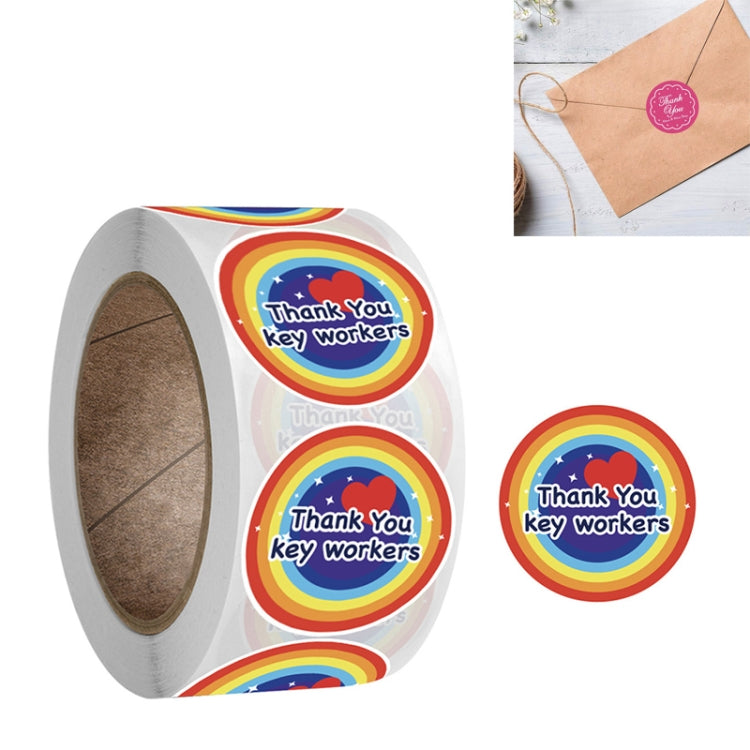 Thank You Sticker Gift Decoration Label, 2.5cm / 1inch 2.5cm 1inch A-145