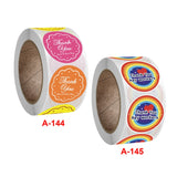 Thank You Sticker Gift Decoration Label, 2.5cm / 1inch