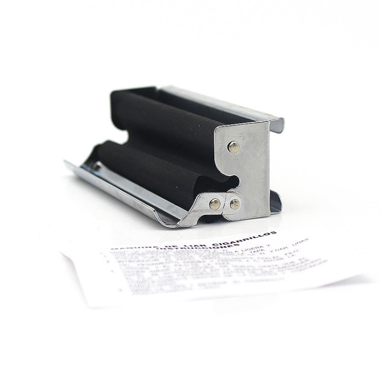 2 PCS Automatic Metal Cigarette Maker With Lid, Specification: 7.3x2.6x2cm, 7.3x2.6x2cm