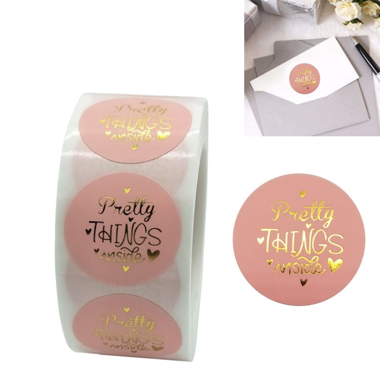 5 PCS Envelope Seal Sticker Gift Decoration Stamping Sticker, C-01 Sticker