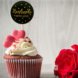 Round Handmade Stickers Baking Stickers Hot Golden Label, C-1 Sticker