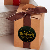 Round Handmade Stickers Baking Stickers Hot Golden Label, C-1 Sticker