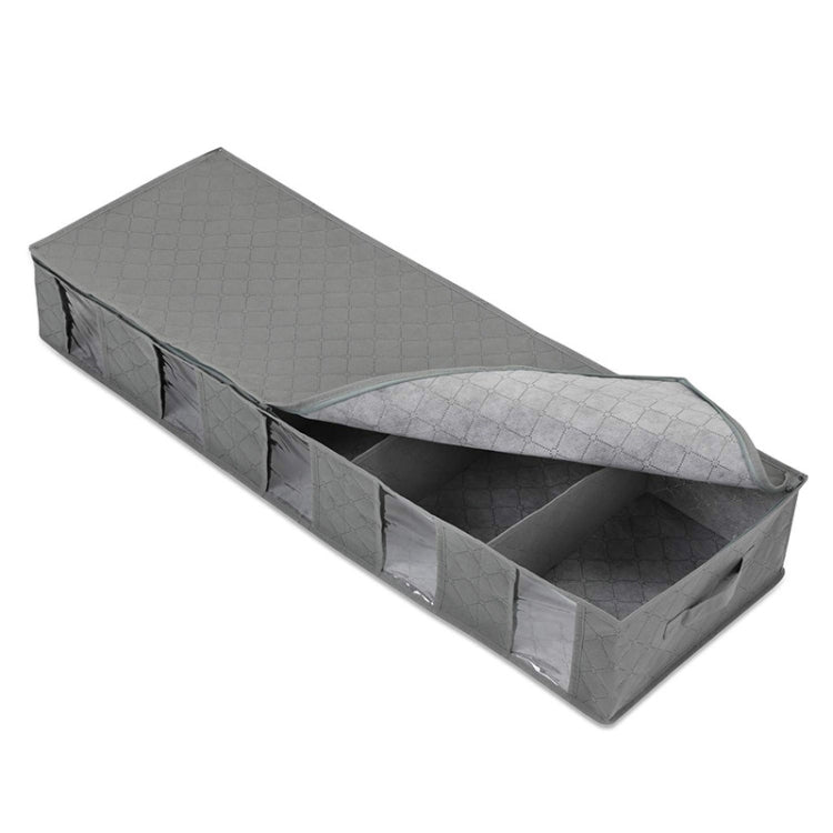 Non-Woven Bed Storage Box Foldable Quilt Clothes Dust-Proof & Moisture-Proof Storage Bag, 97x33x15cm