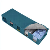 Non-Woven Bed Storage Box Foldable Quilt Clothes Dust-Proof & Moisture-Proof Storage Bag, 97x33x15cm
