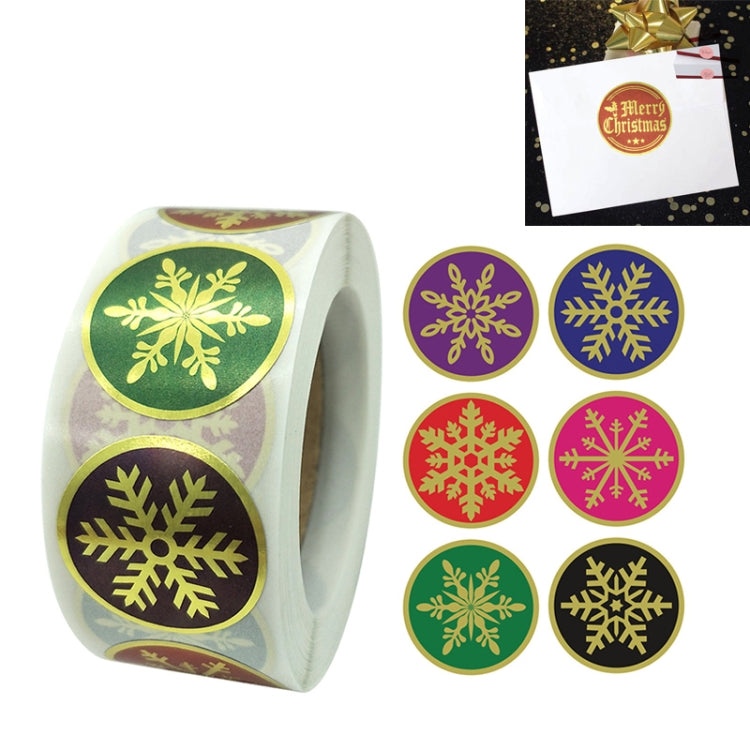 5 PCS Christmas Holiday Decoration Gift Sticker Label, 2.5cm / 1inch