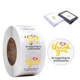 Transparent Hot Stamping Thank You Sticker Wedding Gift Decoration Label Envelope Seal Sticker, 2.5cm / 1inch 2.5cm 1inch E-10