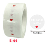 3 PCS Thank You Sticker Sealing Label Gift Packaging Decoration Sticker, E-06 Sticker