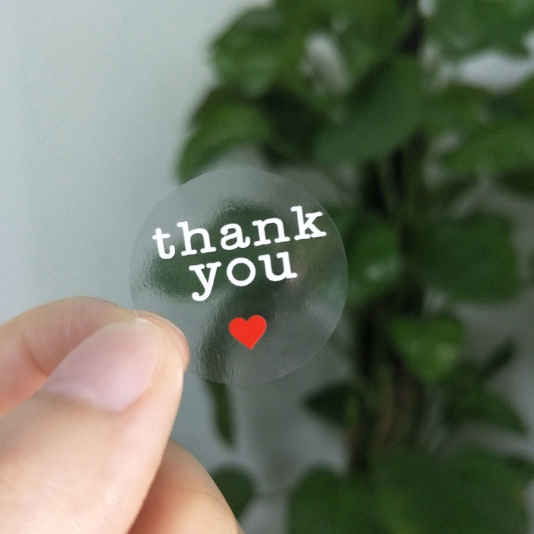 3 PCS Thank You Sticker Sealing Label Gift Packaging Decoration Sticker, E-06 Sticker