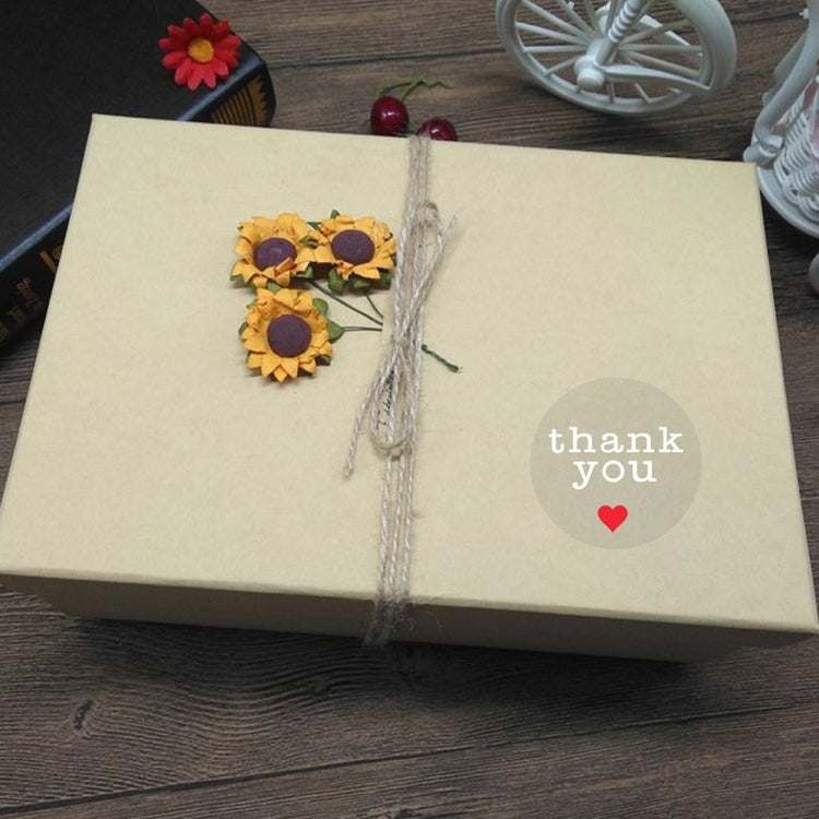 3 PCS Thank You Sticker Sealing Label Gift Packaging Decoration Sticker, E-06 Sticker