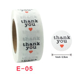 3 PCS Thank You Label Baking Wedding Decoration Sticker, E-05 Sticker