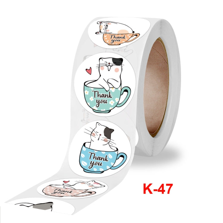 3 PCS Children Toy Stickers Office Stationery Decoration Label Sealing Sticker, K-47 2.5cm / 1inch