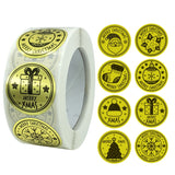 3 PCS Christmas Decoration Gift Series Sticker Label, K-24-25 Sticker K-24-25 Sticker