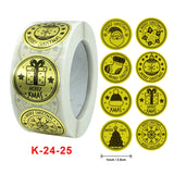 3 PCS Christmas Decoration Gift Series Sticker Label, K-24-25 Sticker