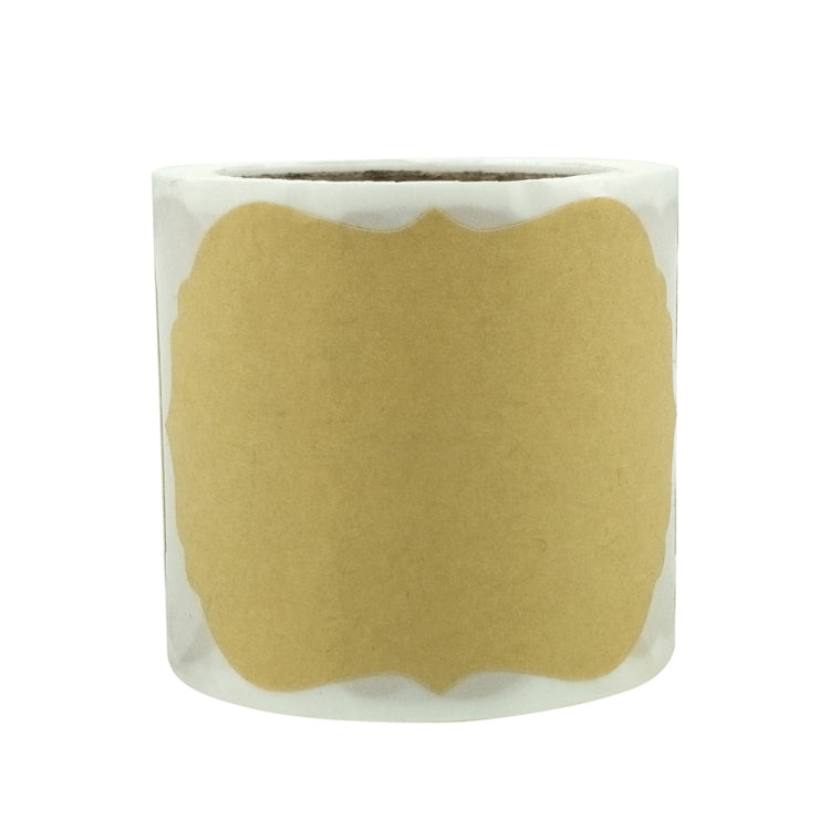 3 PCS Natural Kraft Paper Christmas Label Gift Decoration Stickers, B-63