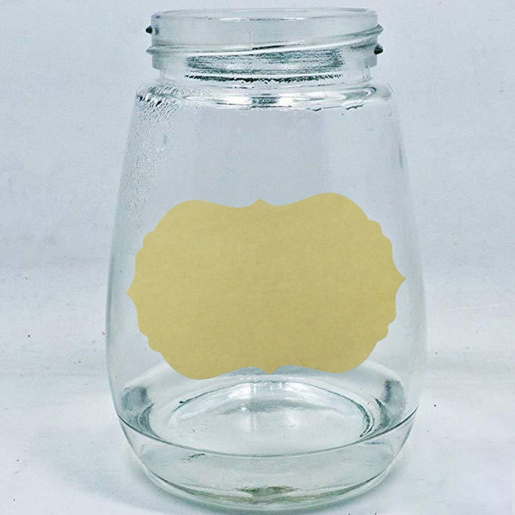 3 PCS Natural Kraft Paper Christmas Label Gift Decoration Stickers, B-63