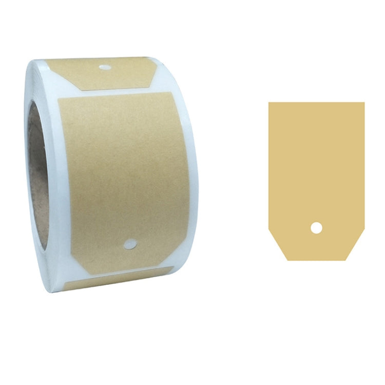 3 PCS Natural Brown Kraft Paper Gift Decoration Label Sticker, B-34, B-35, B-36, B-37