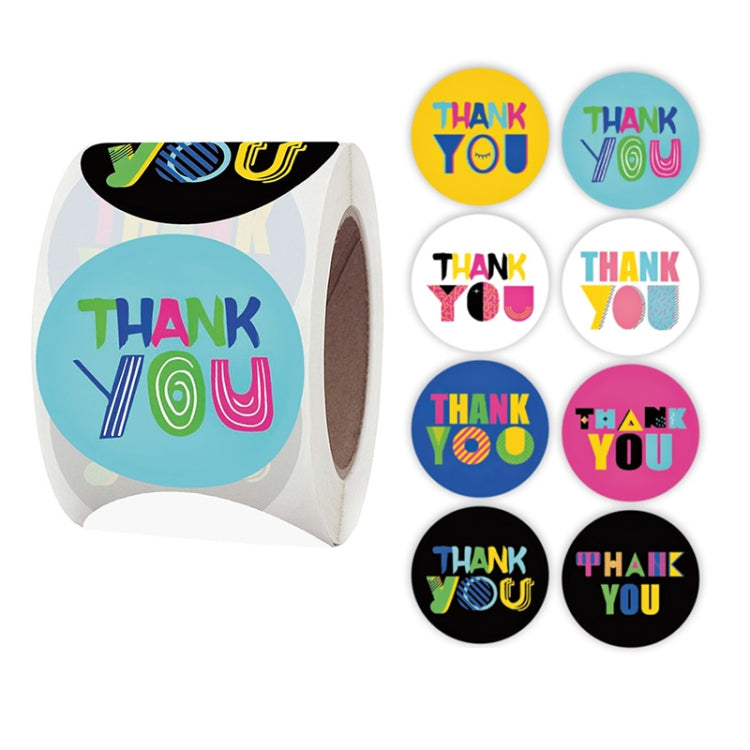 3 PCS Thank You Sticker 8 Kinds Of Pictures Wedding Party Decoration Supplies Label, A-132-38mm Sticker A-132-38mm Sticker