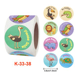 2 PCS Children Toy Reward Sticker Office Stationery Decoration Label Sealing Sticker, Size: 3.8 Cm / 1.5 Inch, K-33-38, K-34-38