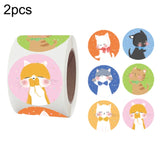 2 PCS Children Toy Reward Sticker Office Stationery Decoration Label Sealing Sticker, Size: 3.8 Cm / 1.5 Inch, K-33-38, K-34-38 K-34-38