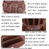 Light Blond Short Hair Men Chemical Fiber Wig, Light Gold