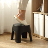 Household Bathroom Row Stools Plastic Stools Thickened Low Stools Square Stools Small Benches, Maple Yellow Children, Retro Red Children, Light Green Children, Black Children, Pink Adult, Maple Yellow Adult, Milk White Adult, Black Adult