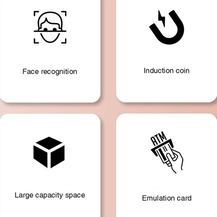 Simulation Face Recognition ATM Cash Deposit Box Simulation Password Automatic Rolling Money Safe Deposit Box, Orange (Battery Version), Blue (Battery Version), Orange (Charging Version), Blue (Charging Version)