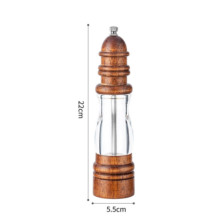 Wooden Lighthouse Shape Pepper Grinder Household Manual Sea Salt Grinding Tool, Style 2