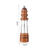 Wooden Lighthouse Shape Pepper Grinder Household Manual Sea Salt Grinding Tool, Style 2