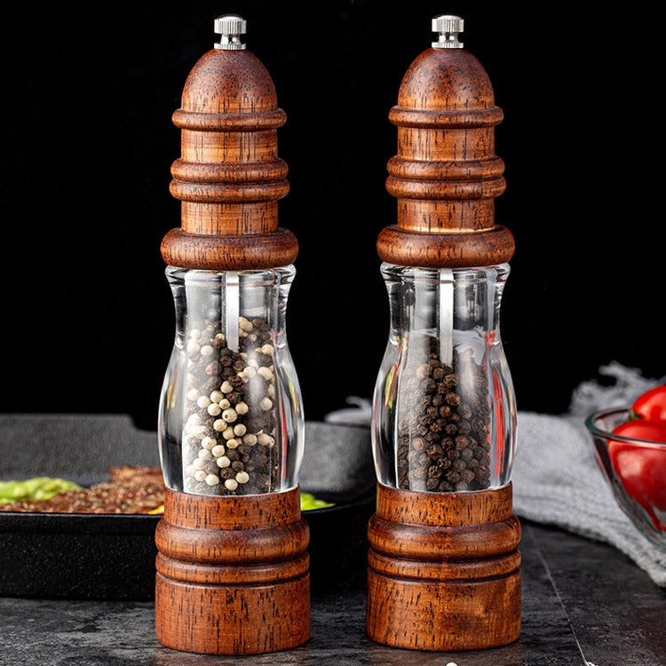 Wooden Lighthouse Shape Pepper Grinder Household Manual Sea Salt Grinding Tool, Style 2