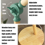 T1062 Dormitory Eye Protection Desk Lamp Bbedroom Bedside Wood Lamp, US Plug, EU Plug, UK Plug, AU Plug