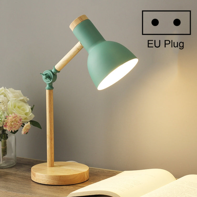T1062 Dormitory Eye Protection Desk Lamp Bbedroom Bedside Wood Lamp, US Plug, EU Plug, UK Plug, AU Plug