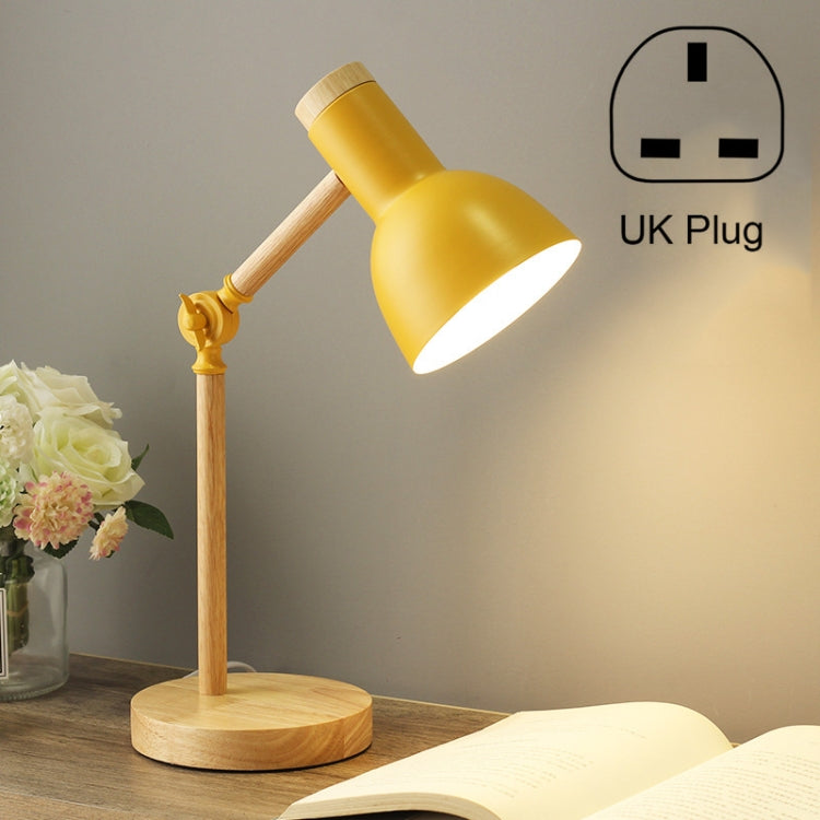 T1062 Dormitory Eye Protection Desk Lamp Bbedroom Bedside Wood Lamp, US Plug, EU Plug, UK Plug, AU Plug