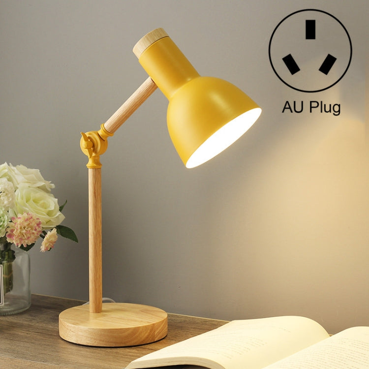 T1062 Dormitory Eye Protection Desk Lamp Bbedroom Bedside Wood Lamp, US Plug, EU Plug, UK Plug, AU Plug