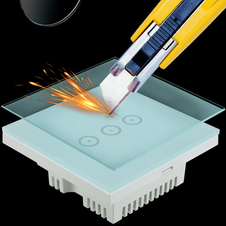 Wifi Wall Touch Panel Switch Voice Control Mobile Phone Remote Control, White 1 Gang (Zero Firewire Wifi ), White 2 Gang (Zero Firewire Wifi ), White 3 Gang (Zero Firewire Wifi ), Black 1 Gang (Zero Firewire Wifi ), Black 2 Gang (Zero Firewire Wifi ) ...