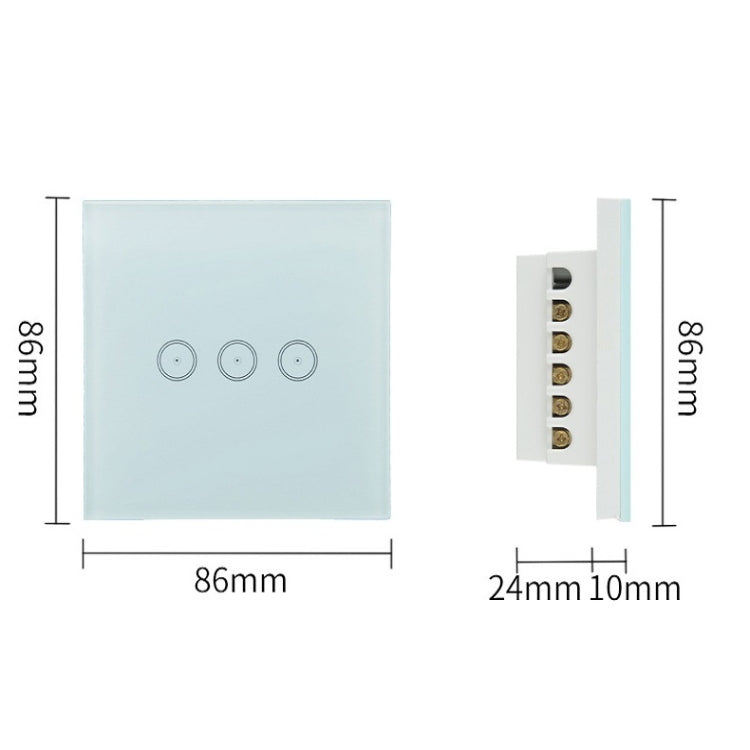 Wifi Wall Touch Panel Switch Voice Control Mobile Phone Remote Control, White 1 Gang (Zero Firewire Wifi ), White 2 Gang (Zero Firewire Wifi ), White 3 Gang (Zero Firewire Wifi ), Black 1 Gang (Zero Firewire Wifi ), Black 2 Gang (Zero Firewire Wifi ) ...