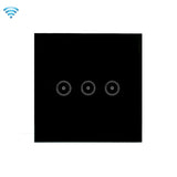 Wifi Wall Touch Panel Switch Voice Control Mobile Phone Remote Control, White 1 Gang (Zero Firewire Wifi ), White 2 Gang (Zero Firewire Wifi ), White 3 Gang (Zero Firewire Wifi ), Black 1 Gang (Zero Firewire Wifi ), Black 2 Gang (Zero Firewire Wifi ) ...