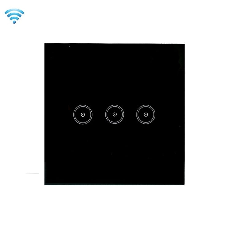 Wifi Wall Touch Panel Switch Voice Control Mobile Phone Remote Control, White 1 Gang (Zero Firewire Wifi ), White 2 Gang (Zero Firewire Wifi ), White 3 Gang (Zero Firewire Wifi ), Black 1 Gang (Zero Firewire Wifi ), Black 2 Gang (Zero Firewire Wifi ) ...