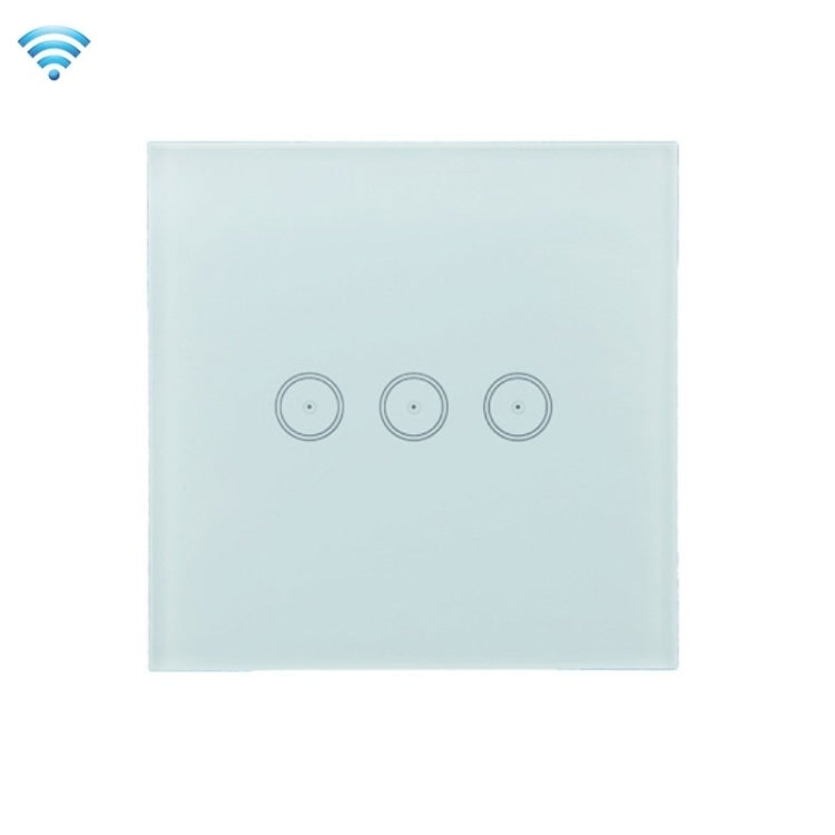 Wifi Wall Touch Panel Switch Voice Control Mobile Phone Remote Control, White 1 Gang (Zero Firewire Wifi ), White 2 Gang (Zero Firewire Wifi ), White 3 Gang (Zero Firewire Wifi ), Black 1 Gang (Zero Firewire Wifi ), Black 2 Gang (Zero Firewire Wifi ) ...