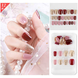 5 Sets Wear Nail Art Christmas Ballet Fake Nails Finished Product Removable Wear Nail, F741-1, F741-2, F741-3, F741-4, F741-5, F741-6, F741-7, F741-8, F741-9, F741-10, F741-11, F741-12, F741-13, F741-14, F741-15, F741-16, F741-17, F741-18, F741-19     ...