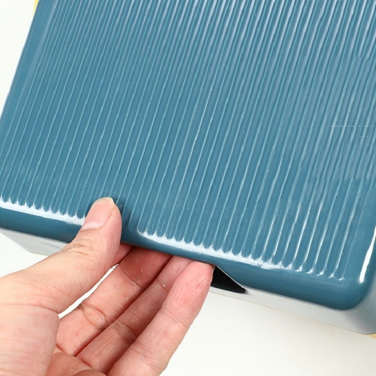 Portable Kitchen Sorting Wall-Mounted Folding Trash Can, Wall-Mounted (Blue), Wall-Mounted (Gray)