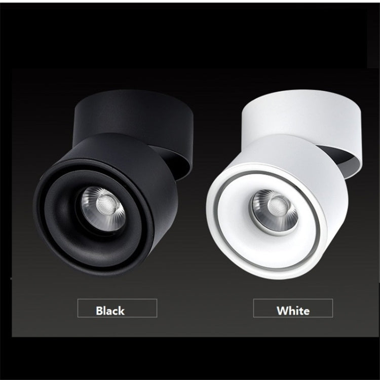 360 Degrees Rotatable Foldable COB LED Background Spot Light Surface Mounted Ceiling Lamp, 7W Warm White, 7W White, 10W Warm White, 10W White, 12W Warm White, 12W White
