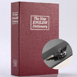 Simulation English Dictionary Book Safe Piggy Bank Creative Bookshelf Decoration, Trumpet Key Version, Red, Blue, Black, Coffee