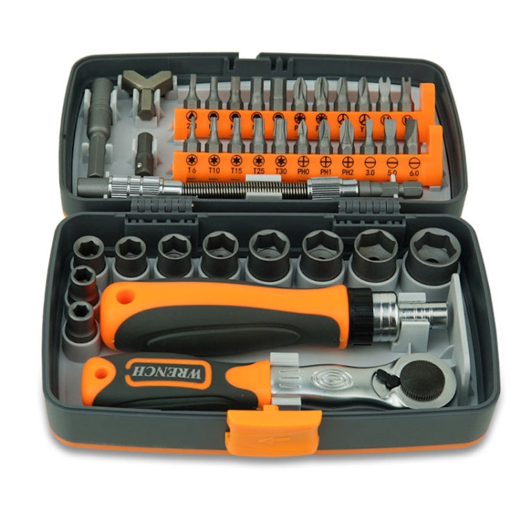 38 In 1 Labor-Saving Ratchet Multi-Purpose Screwdriver Set Household Hardware Tools Combination Screwdriver Toolbox, 38 In 1