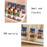 2pcs Three-Layer Stepped Seasoning Storage Rack Home Kitchen Storage Rack, Kitchen Storage Rack