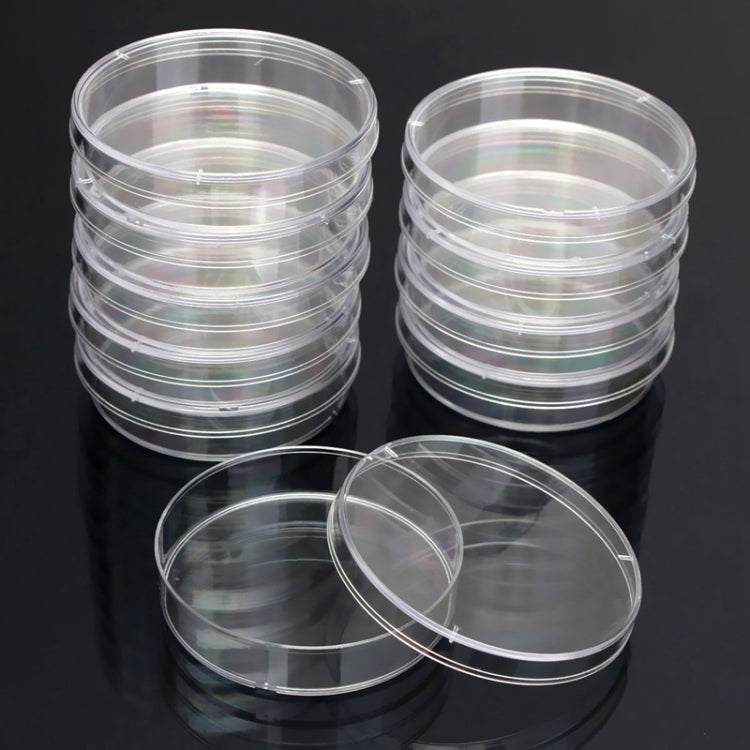 10 PCS Polystyrene Sterile Petri Dishes Bacteria Dish Laboratory Medical Biological Scientific Lab Supplies, 55mm, 60mm, 70mm, 90mm, 100mm, 150mm